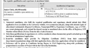 Jobs at The University of Engineering And Technology Mardan